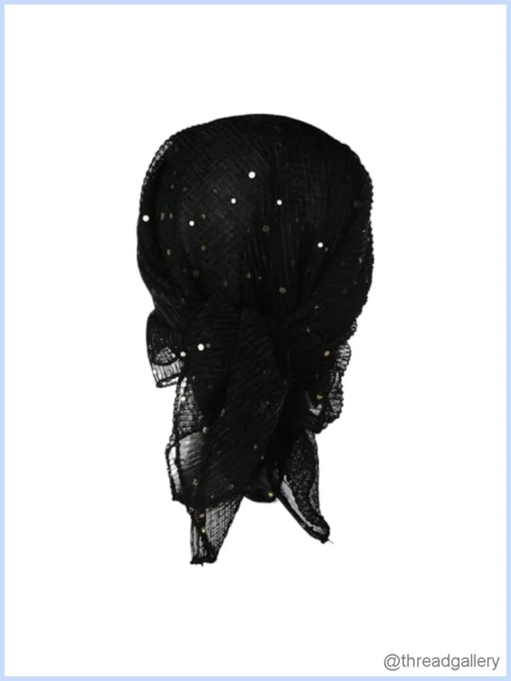 Sequin Square Scarf for Women, Sparkly Soft Headscarf for Daily Wear